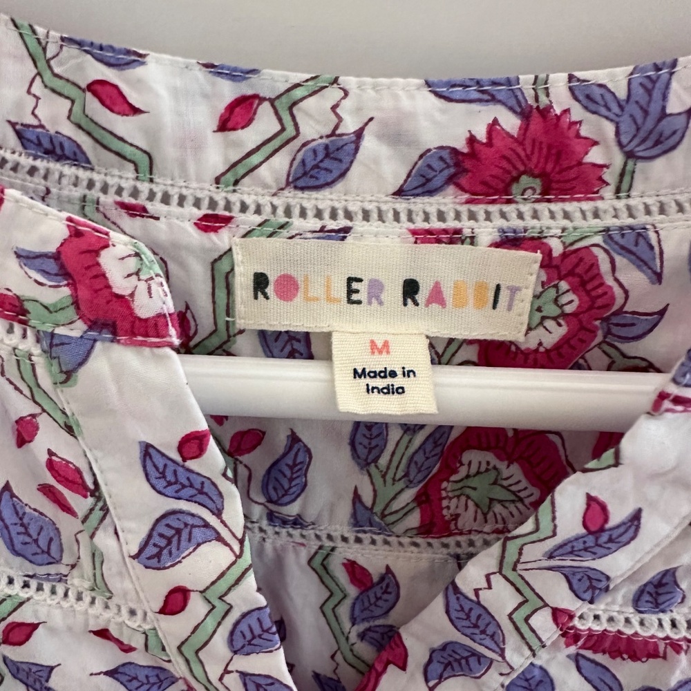 Roller Rabbit Floral Ruffle Top - Picture 3 of 4